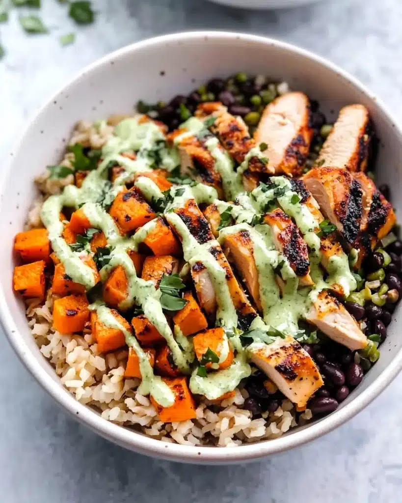 Spicy Blackened Chicken Rice Bowl Recipe