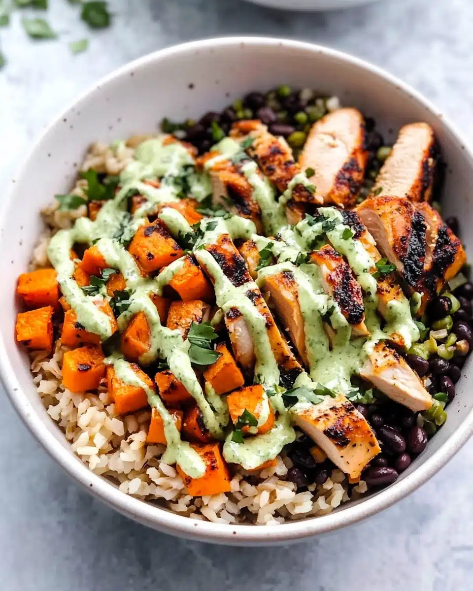 Spicy Blackened Chicken Rice Bowl Recipe