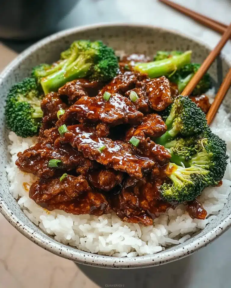 Savory Chinese Beef and Broccoli Stir-Fry Recipe