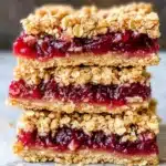 Raspberry Oat Crumble Bars Recipe
