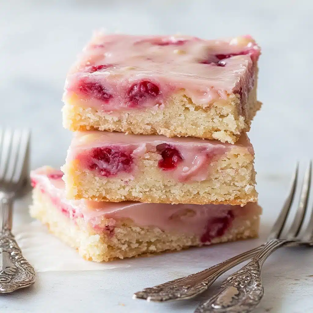 Strawberry Lemon Blondies Recipe - Recipe Image