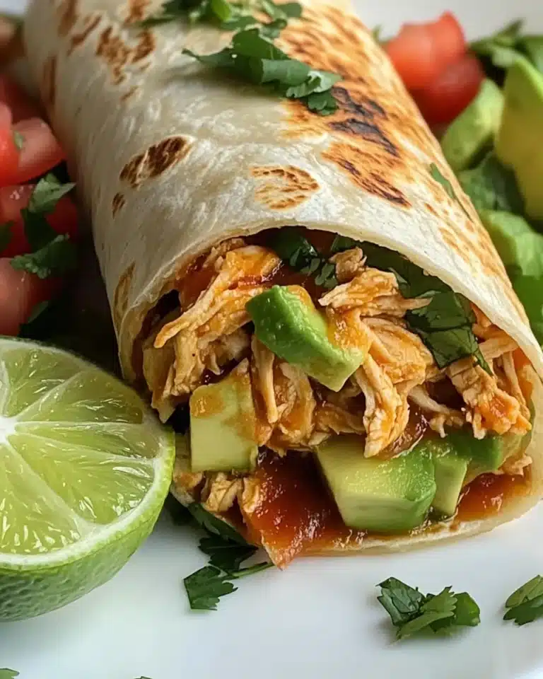 Chicken Avocado Wrap Recipe