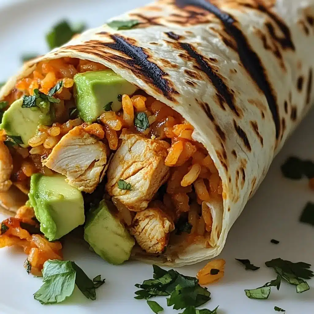 Chicken Avocado Wrap Recipe - Recipe Image