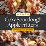 Sourdough Apple Fritters with Vanilla Glaze Recipe