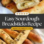Garlic Herb Sourdough Breadsticks Recipe