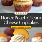 Honey Peach Cream Cheese Cupcakes Recipe