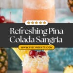 Tropical Pineapple Coconut Sangria Recipe