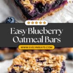 Blueberry Oatmeal Crumble Bars Recipe