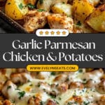 Garlic Parmesan Chicken with Crispy Potatoes Recipe