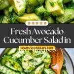 Lime Avocado Cucumber Salad Recipe