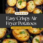 Crispy Garlic Herb Air Fryer Potato Slices Recipe