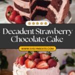 Decadent Strawberry Chocolate Layer Cake Recipe