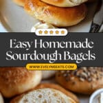 Chewy Homemade Sourdough Bagels Recipe