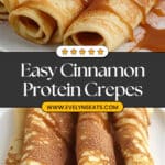 Cinnamon Roll Protein Crepes Recipe