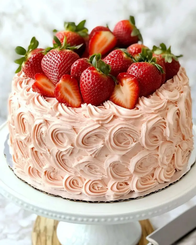 Strawberry Dream Layer Cake Recipe