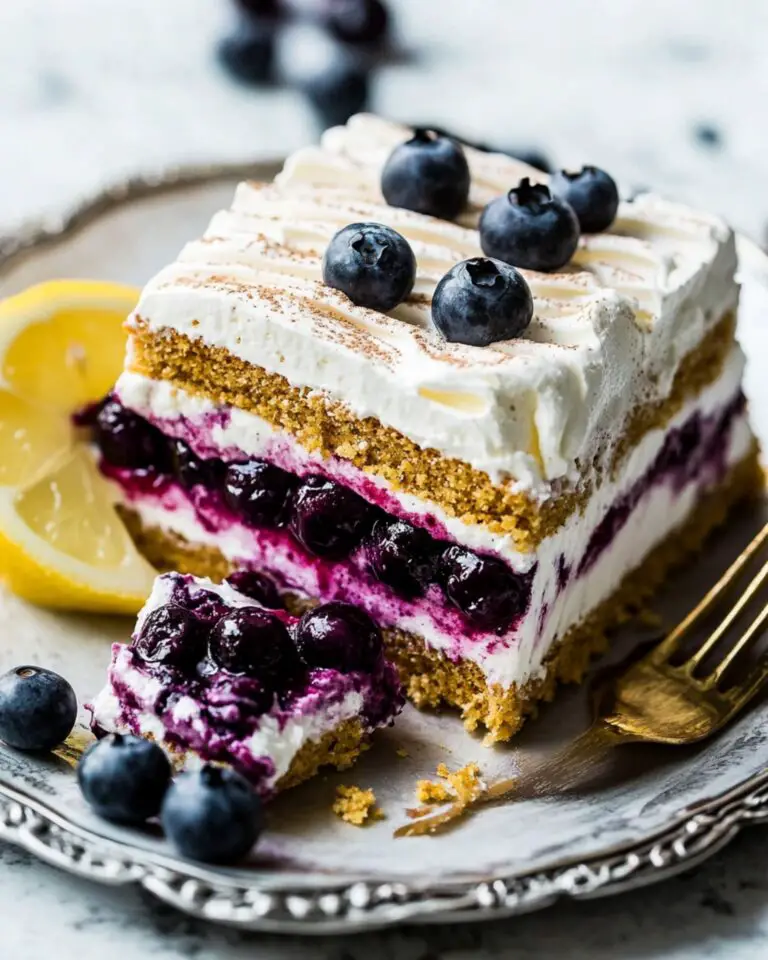 Blueberry Lemon Icebox Cake Recipe