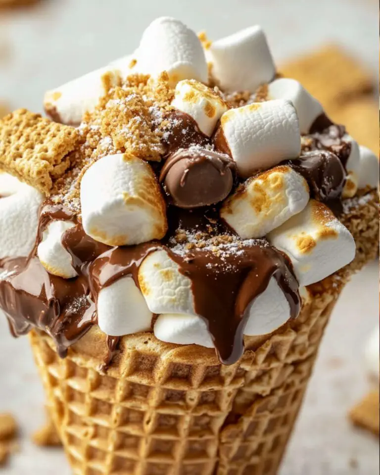 Campfire S’mores Cones Recipe