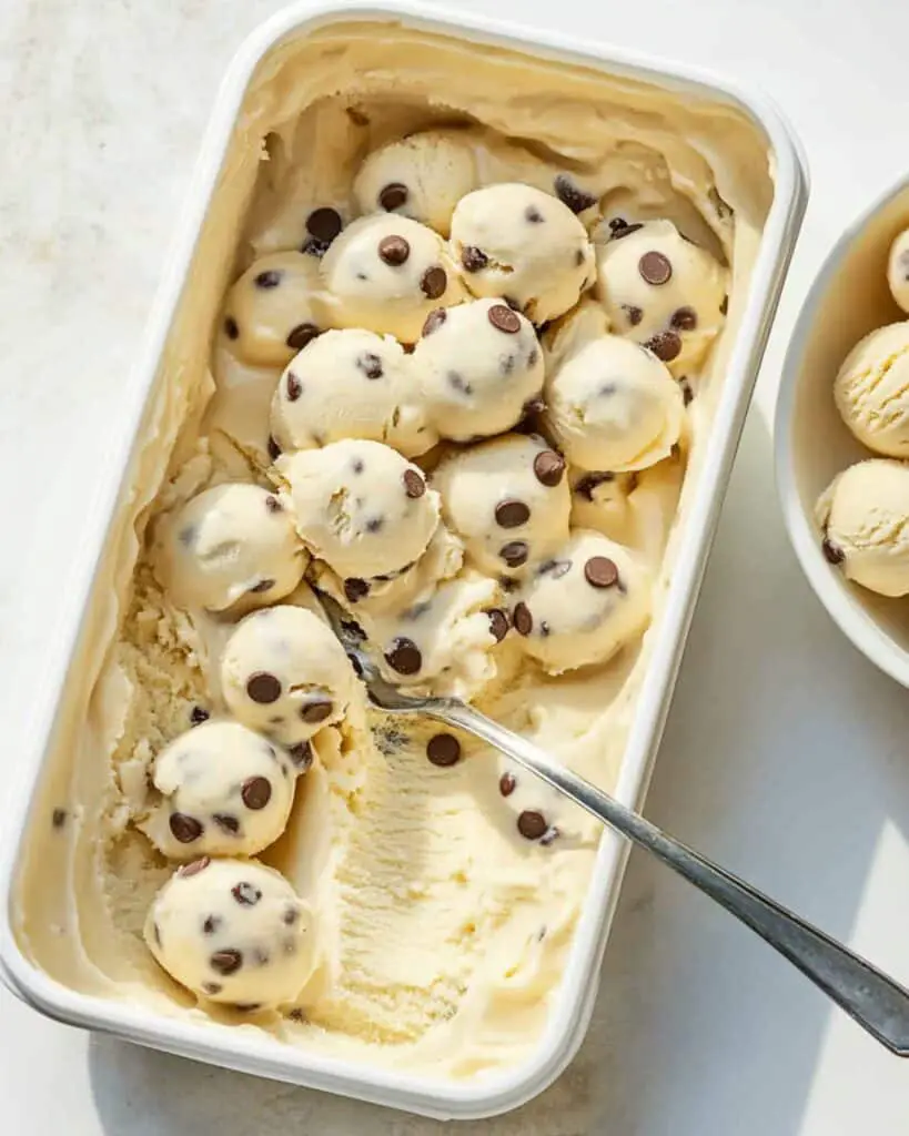 Chocolate Chip Cookie Dough Ice Cream Recipe