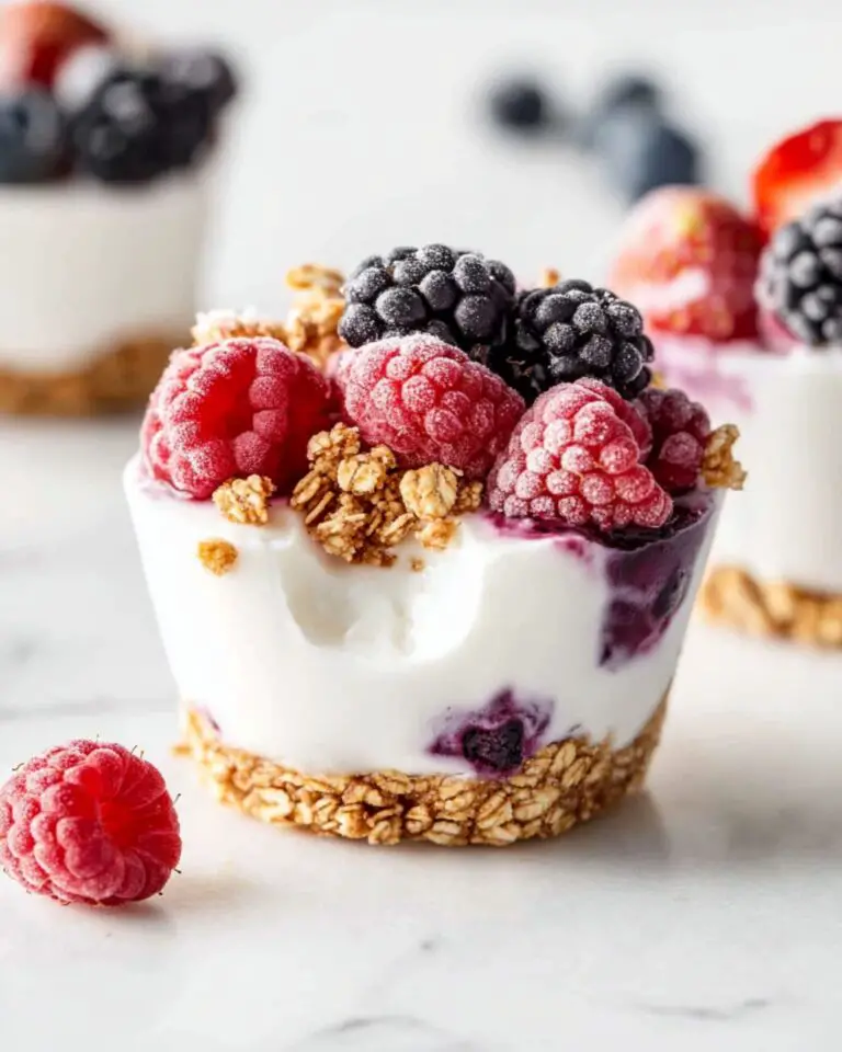 Frozen Yogurt Granola Cups Recipe