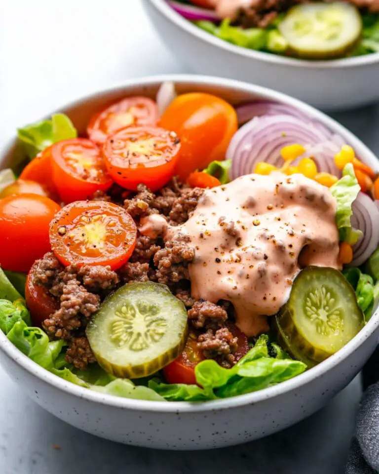 Healthy Burger in a Bowl Recipe