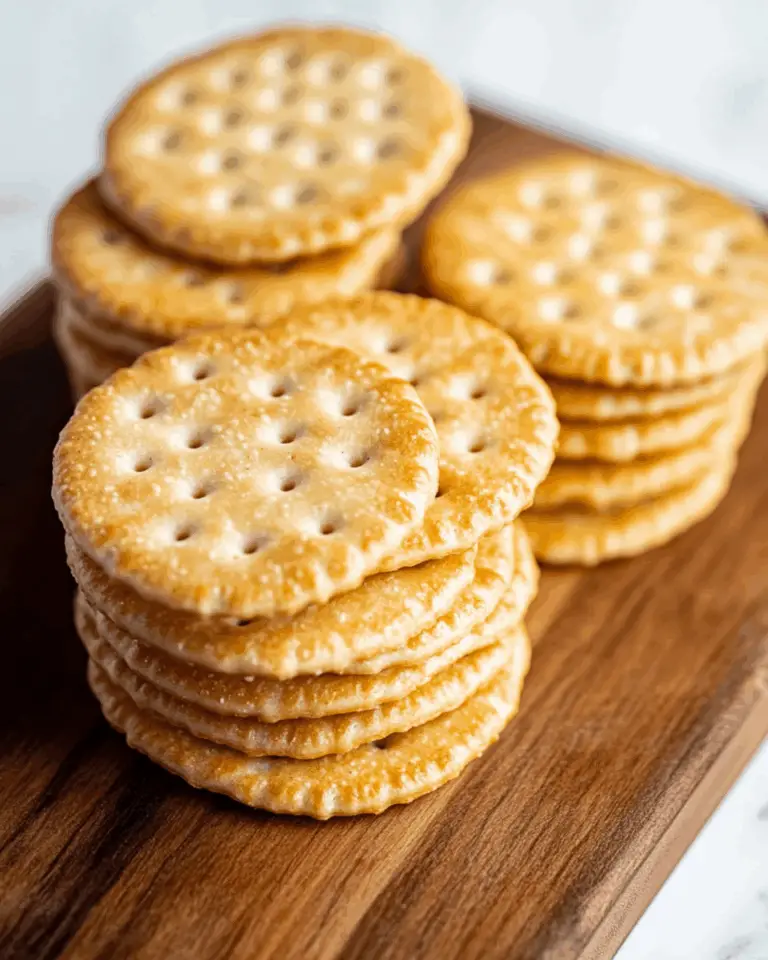 Homemade Ritz Crackers Recipe
