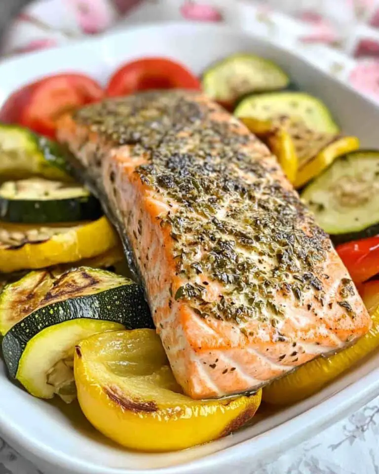 Lemon Herb Sheet Pan Salmon Recipe