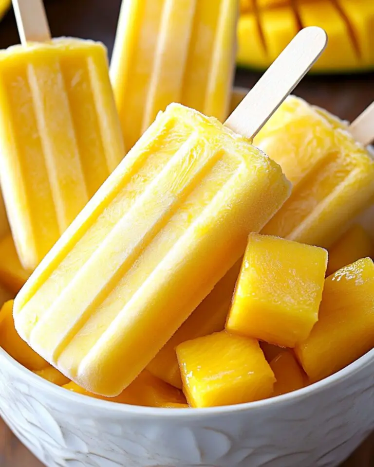 Mango Coconut Popsicles Recipe