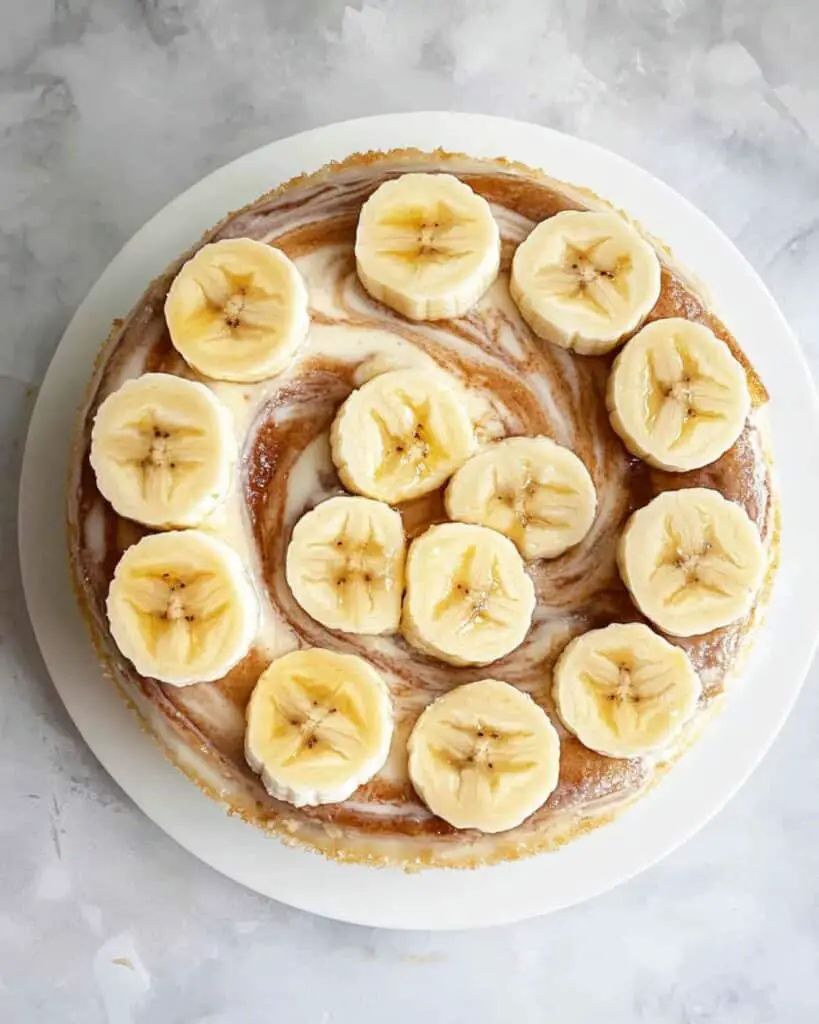No Bake Nutella Cheesecake with Banana Recipe