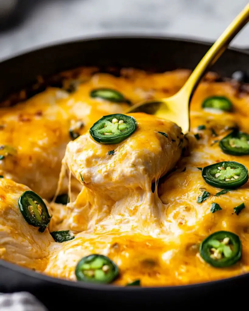 One Pan Cheesy Jalapeño Chicken Recipe