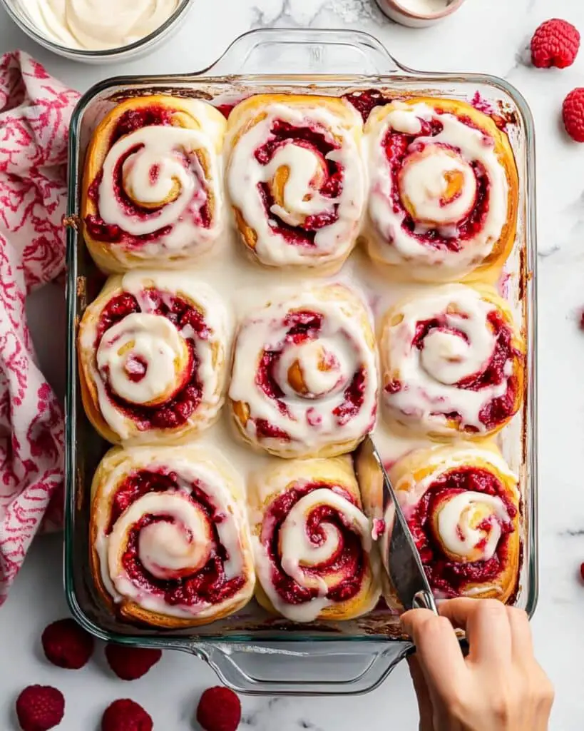 Raspberry Swirl Sweet Rolls Recipe