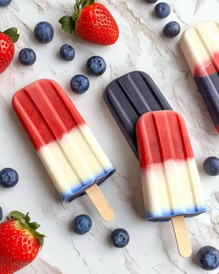 Red White And Blue Firecracker Popsicles Recipe