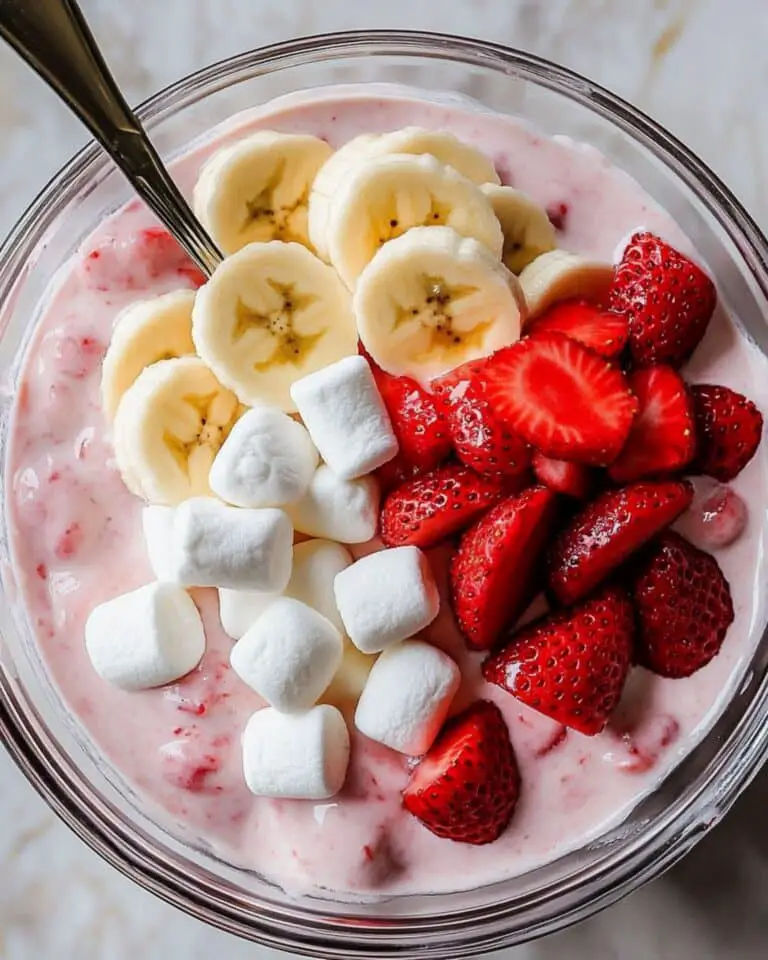 Strawberry-Banana Cheesecake Salad Recipe