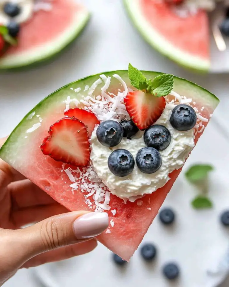 Watermelon Fruit Pizza Recipe