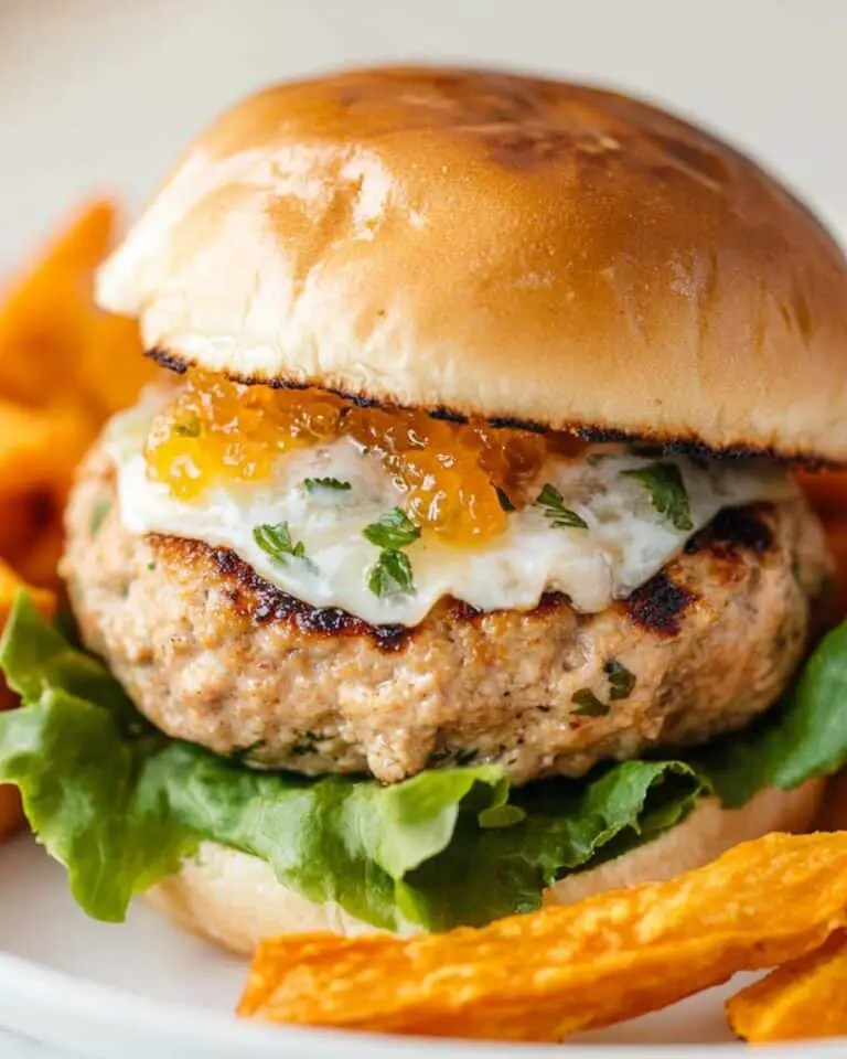 Turkey Burgers with Mango Chutney Recipe