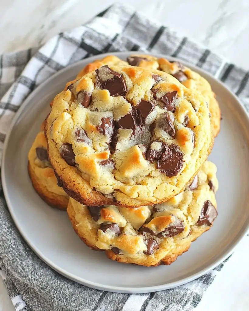 Thick and Molten Chocolate Chip Cookies Recipe