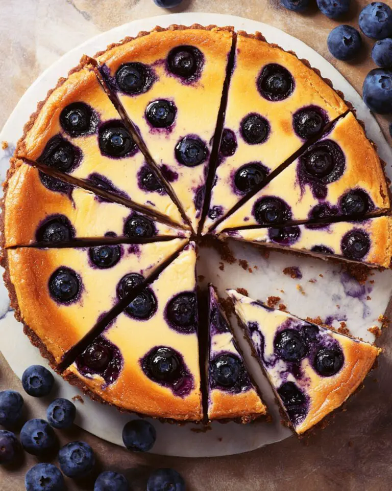 Flourless Protein Cake with Blueberries Recipe