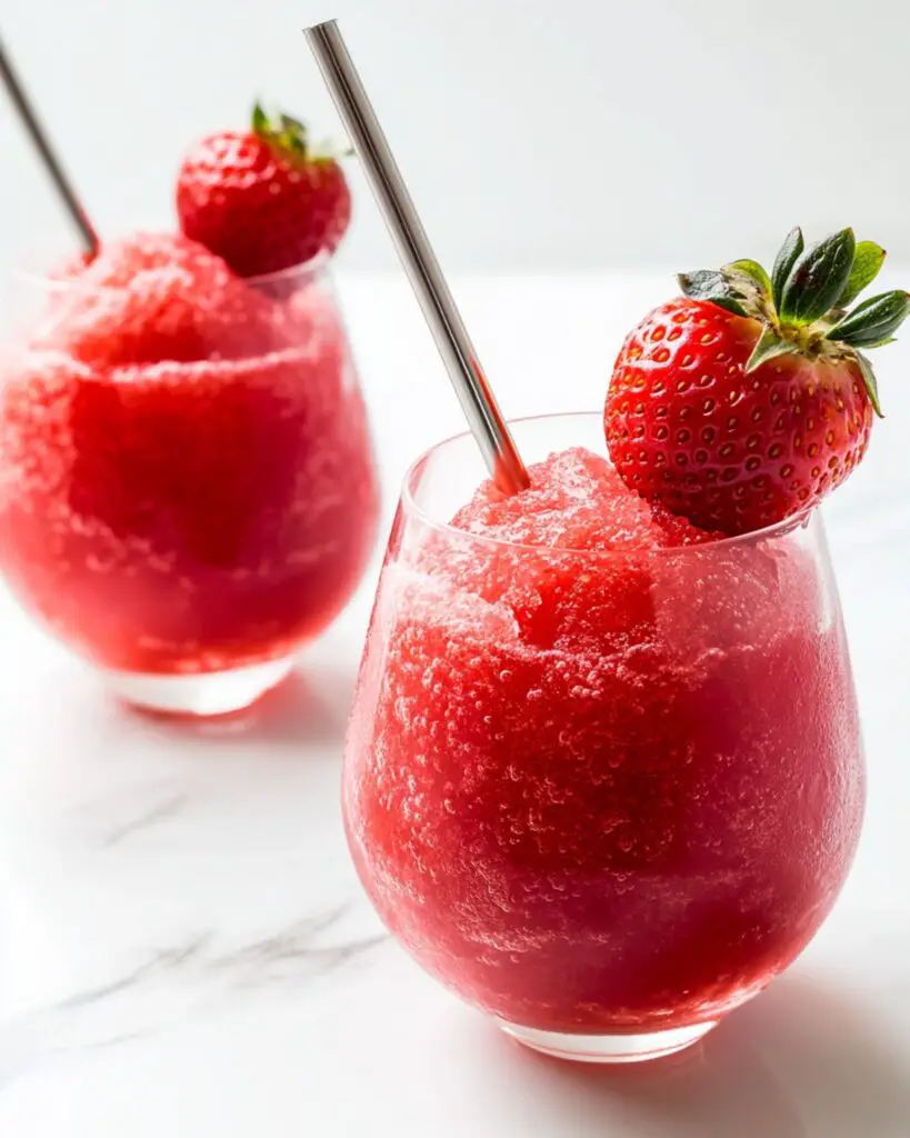 Strawberry Frosé | Frozen Rosé Slushie Recipe