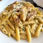 Garlic Parmesan Chicken and Pasta Recipe