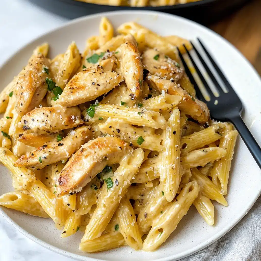 Garlic Parmesan Chicken and Pasta Recipe - Recipe Image