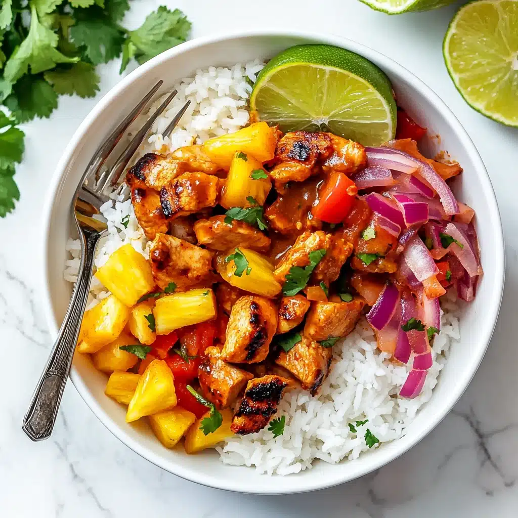 Hawaiian Chicken Sheet Pan Meal Recipe - Recipe Image