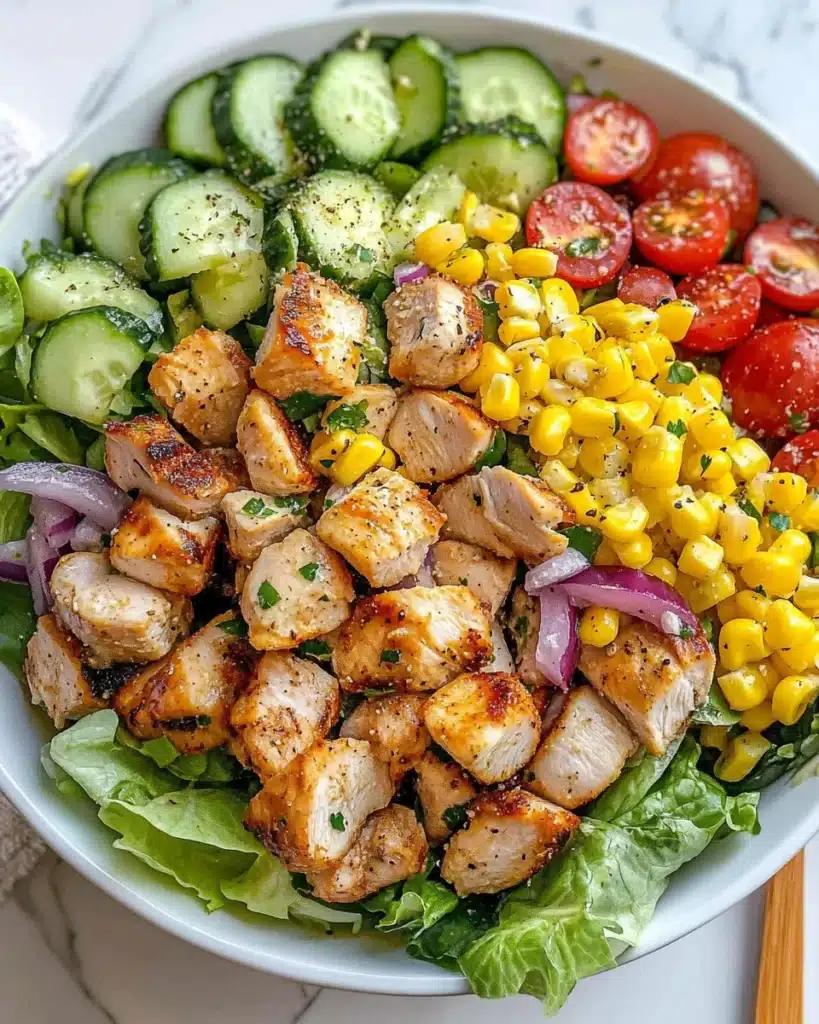 Healthy Ranch Chicken Salad Recipe