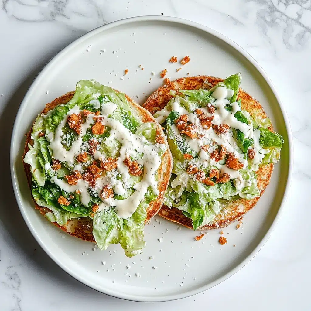 Smash Chicken Caesar Tacos Recipe