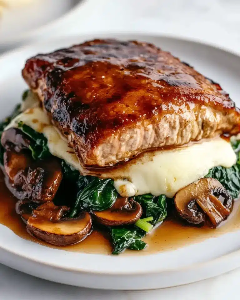 Mushroom Stuffed Chicken Breast Recipe