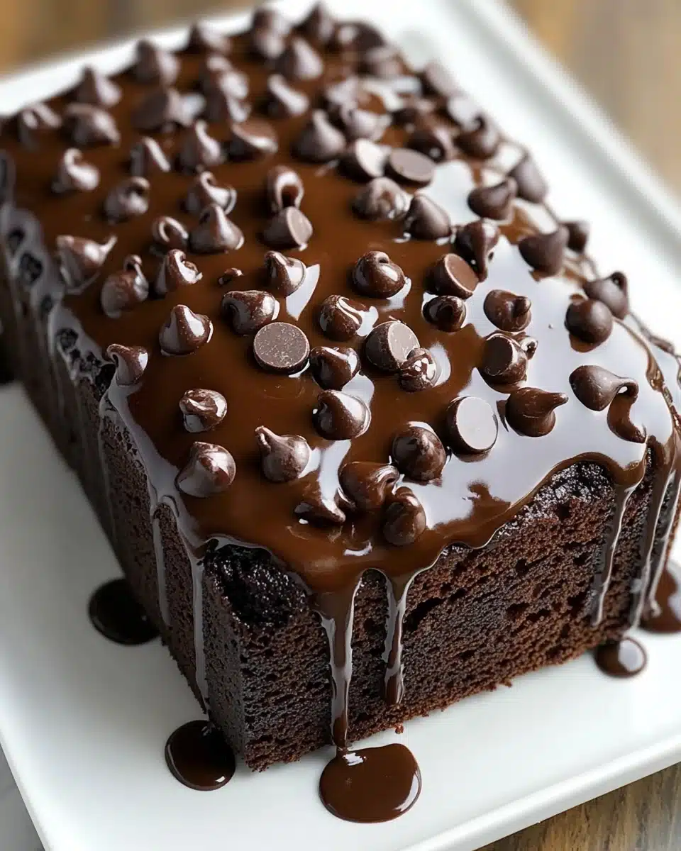 Hot Fudge Brownie Bread Recipe