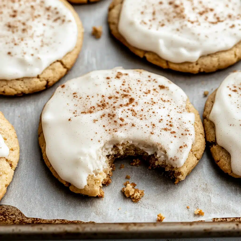 Seriously Thick & Chewy Chai Oatmeal Cookies with Maple Glaze Recipe - Recipe Image