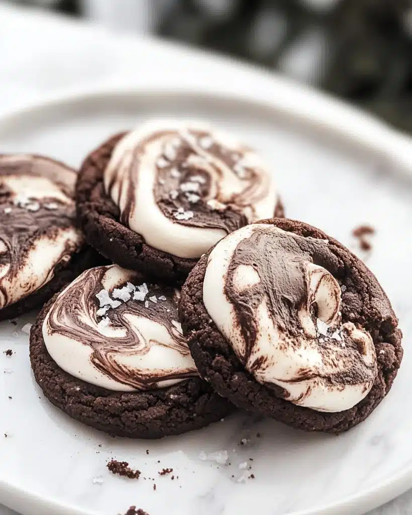 Chocolate Marshmallow Swirl Cookies Recipe