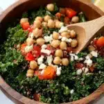 Kale Quinoa Chickpea Salad Recipe