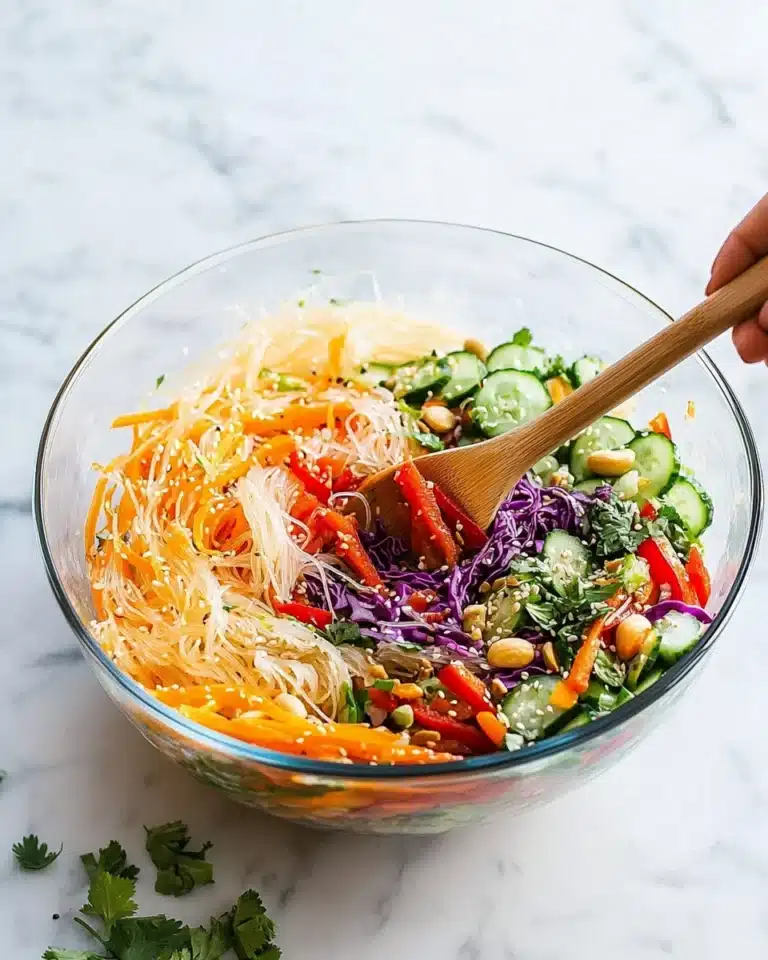 Spring Roll Salad with Spicy Ginger Dressing Recipe