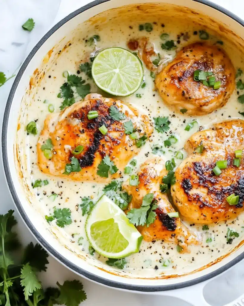 Creamy Coconut Lime Chicken Recipe