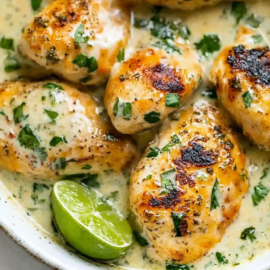 Creamy Coconut Lime Chicken Recipe - Recipe Image